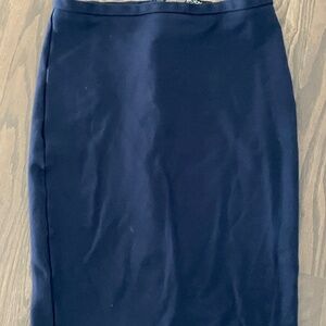 Victoria’s Secret Bodycon Skirt | Navy Blue Stretch | Size 4 | Sleek & Sculpting